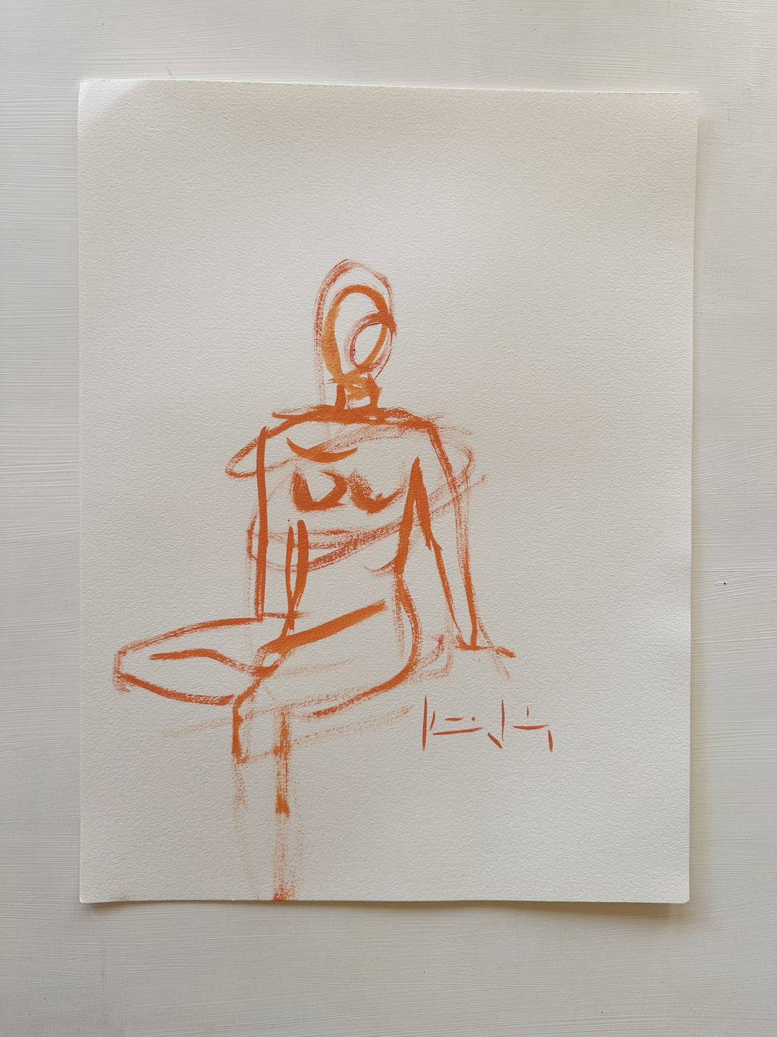 Coral figure study No.2