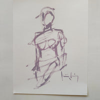 Violet figured study