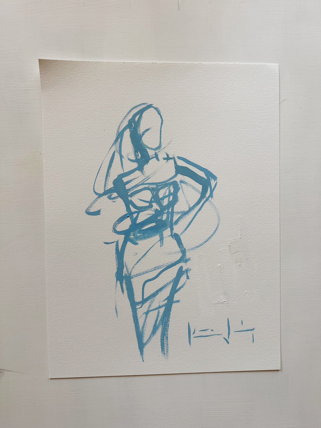 Kings Blue figure study