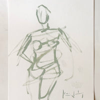 Light Green figure study