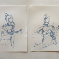 Soft Blue figure study No.2