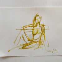 Chartreuse figure study No.1