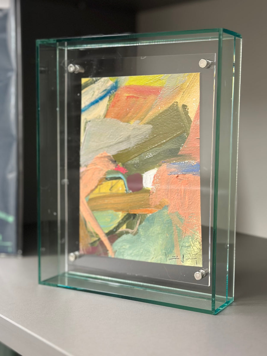 Framed abstract in Acrylic frame (small)