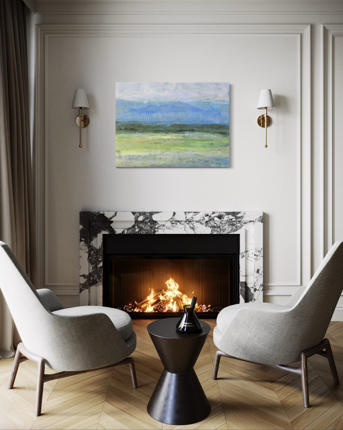 Driving to the Blue Ridge Mountains