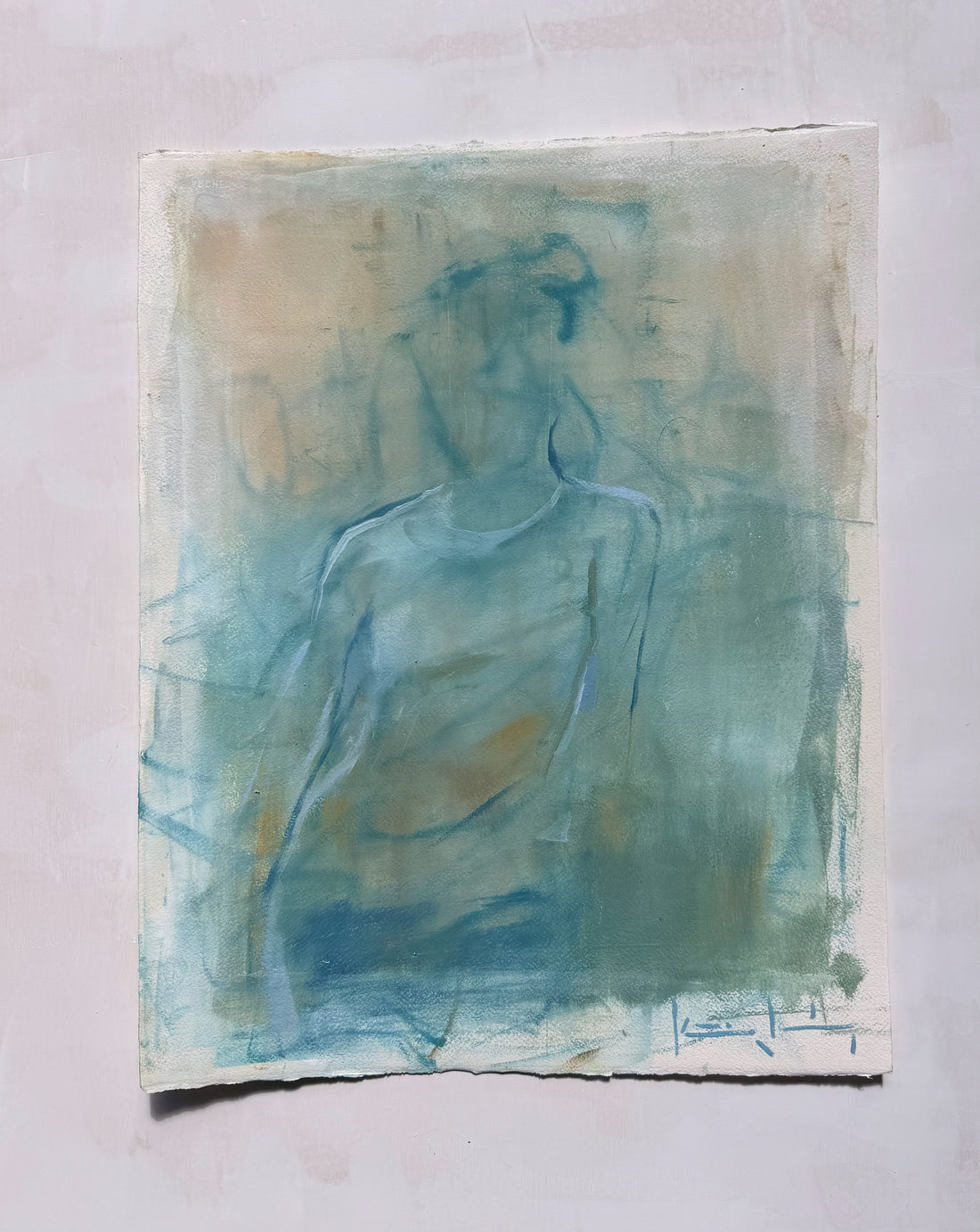 Figure Study: Hazy Blue