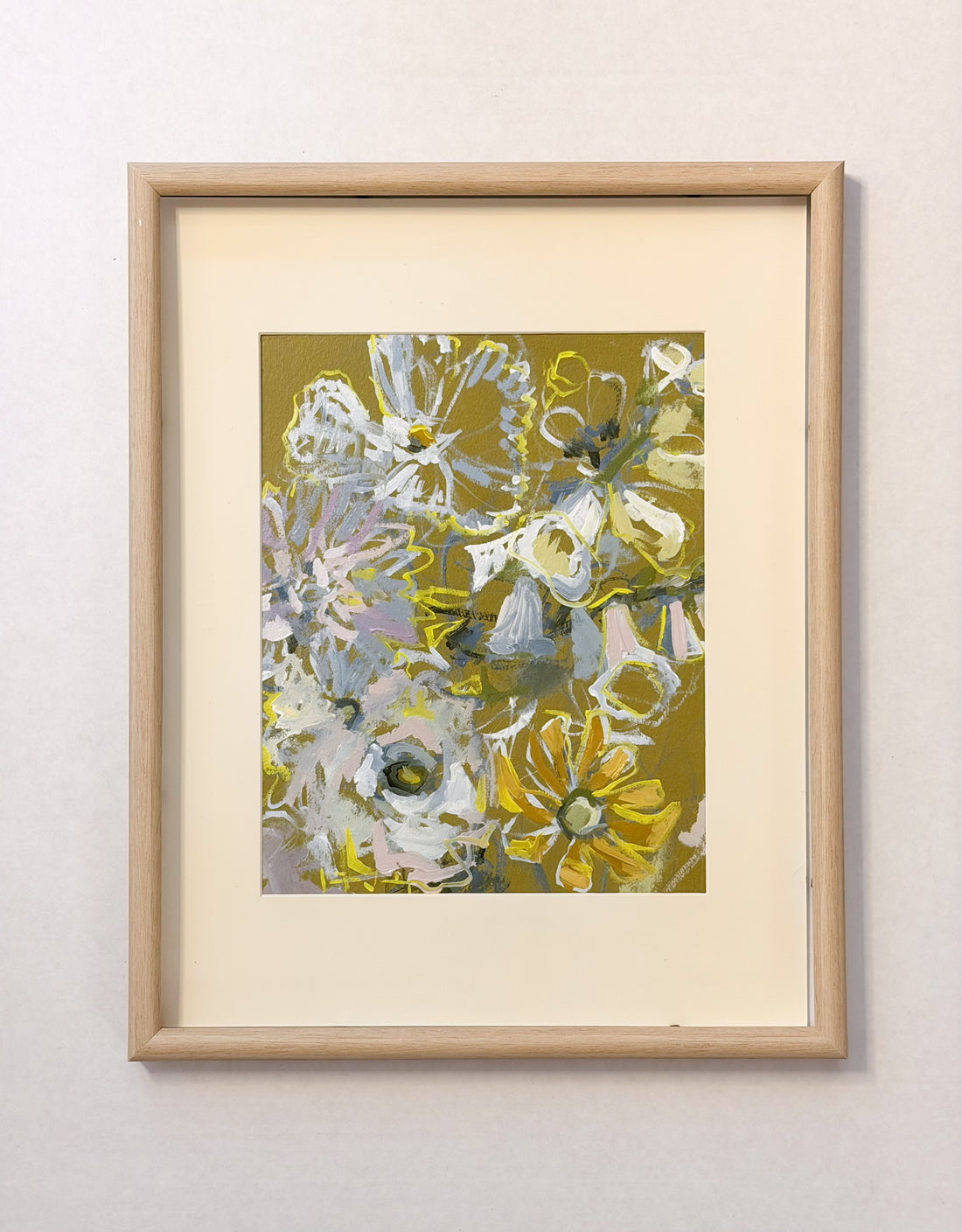 Framed floral study