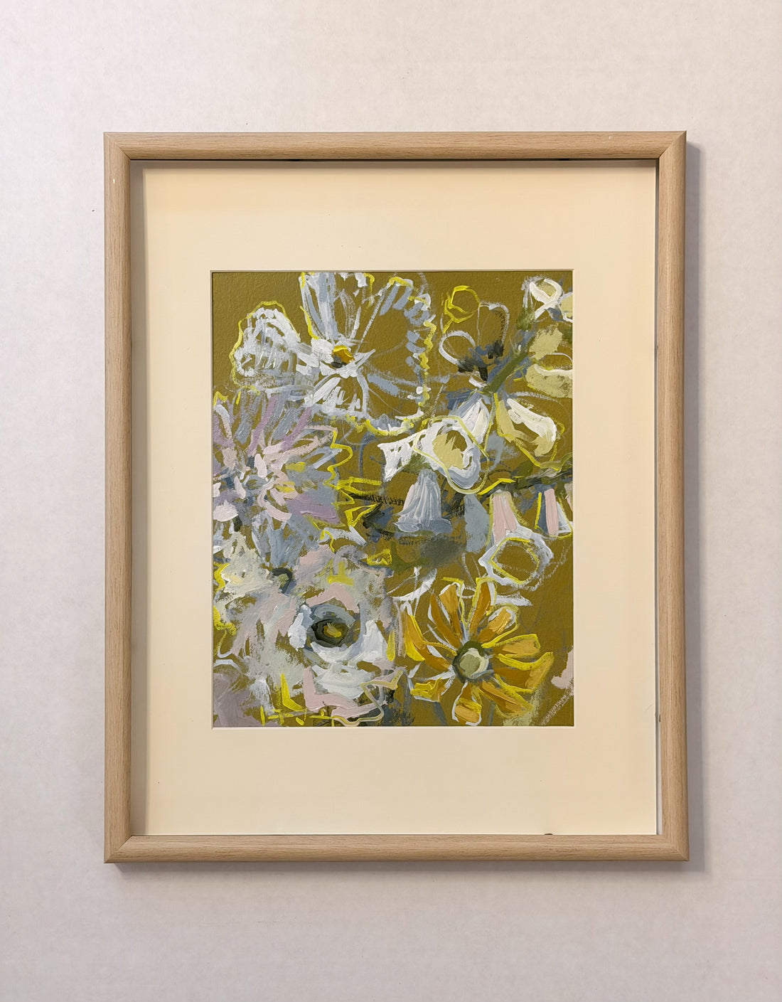 Framed floral study