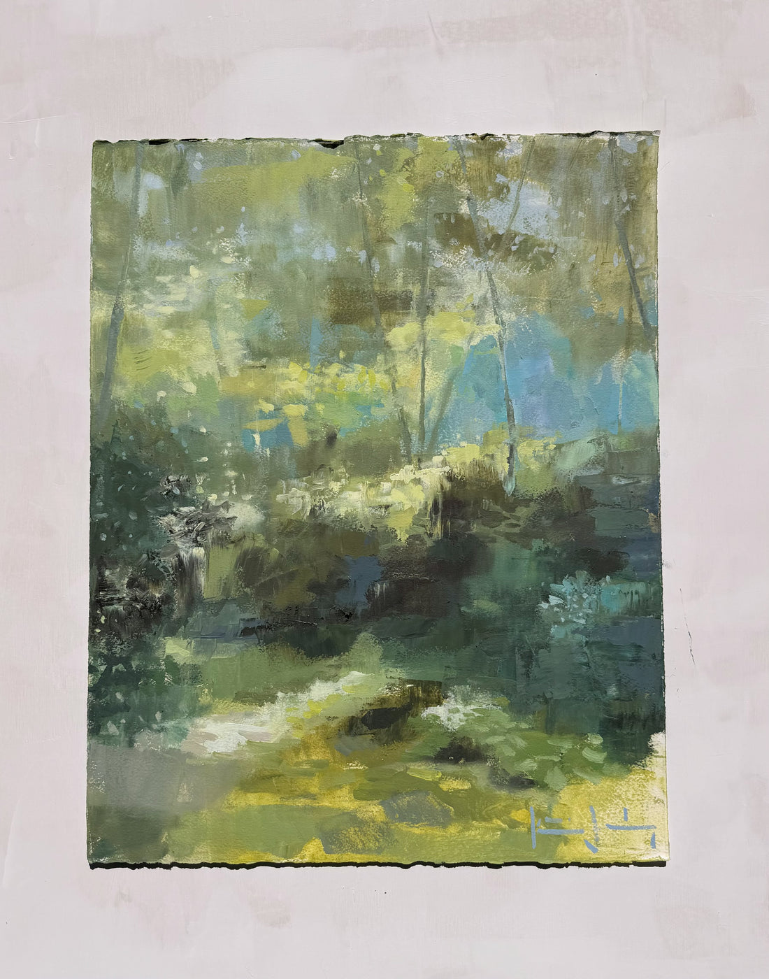 Highlands Summer (on arches paper)