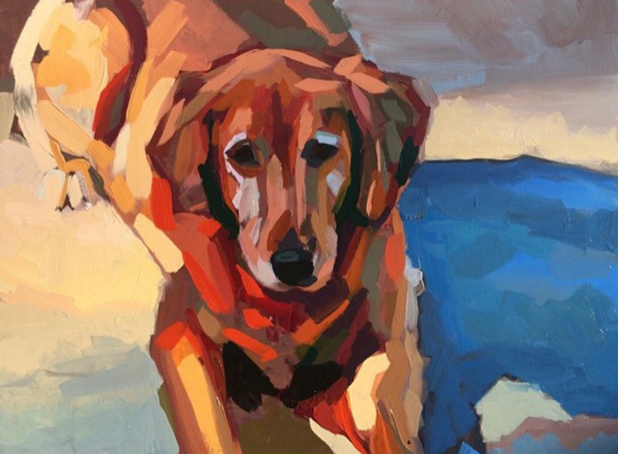 Katie Jacobson Art Retriever Painting