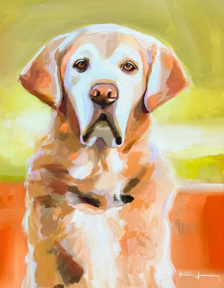 Katie Jacobson Art Dog Portrait