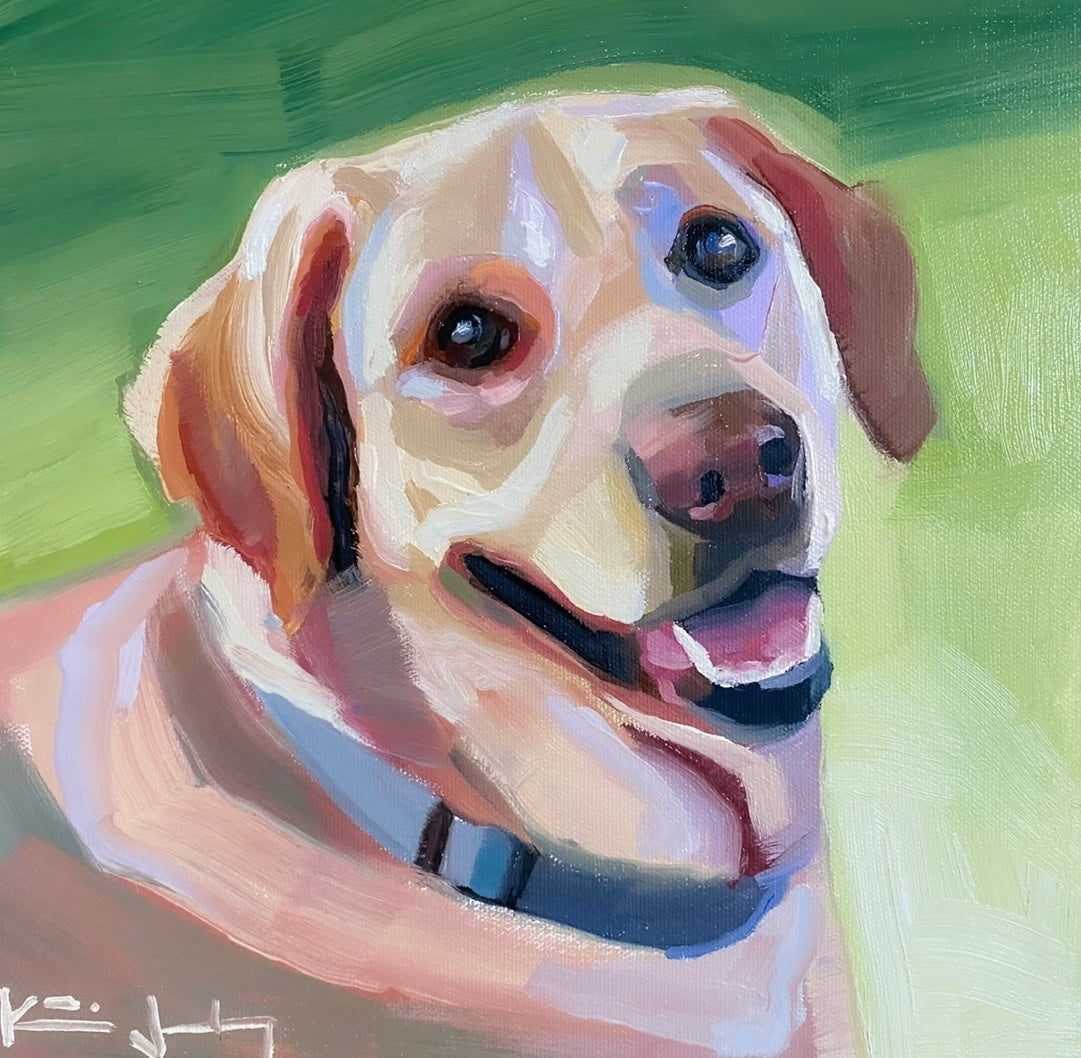 Katie Jacobson Art Labrador Painting